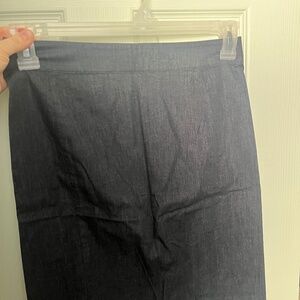 Loft pencil skirt size 2 denim/navy